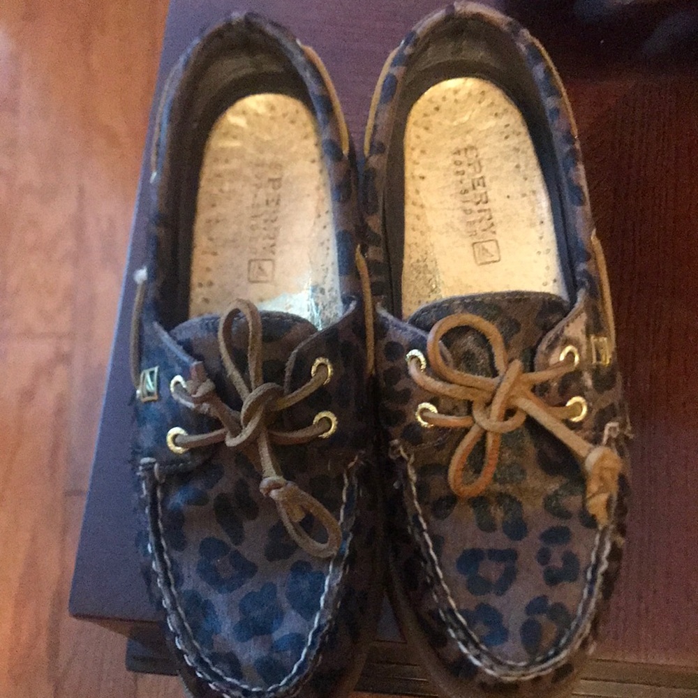 Sperry Top-Sider cheetah print loafers